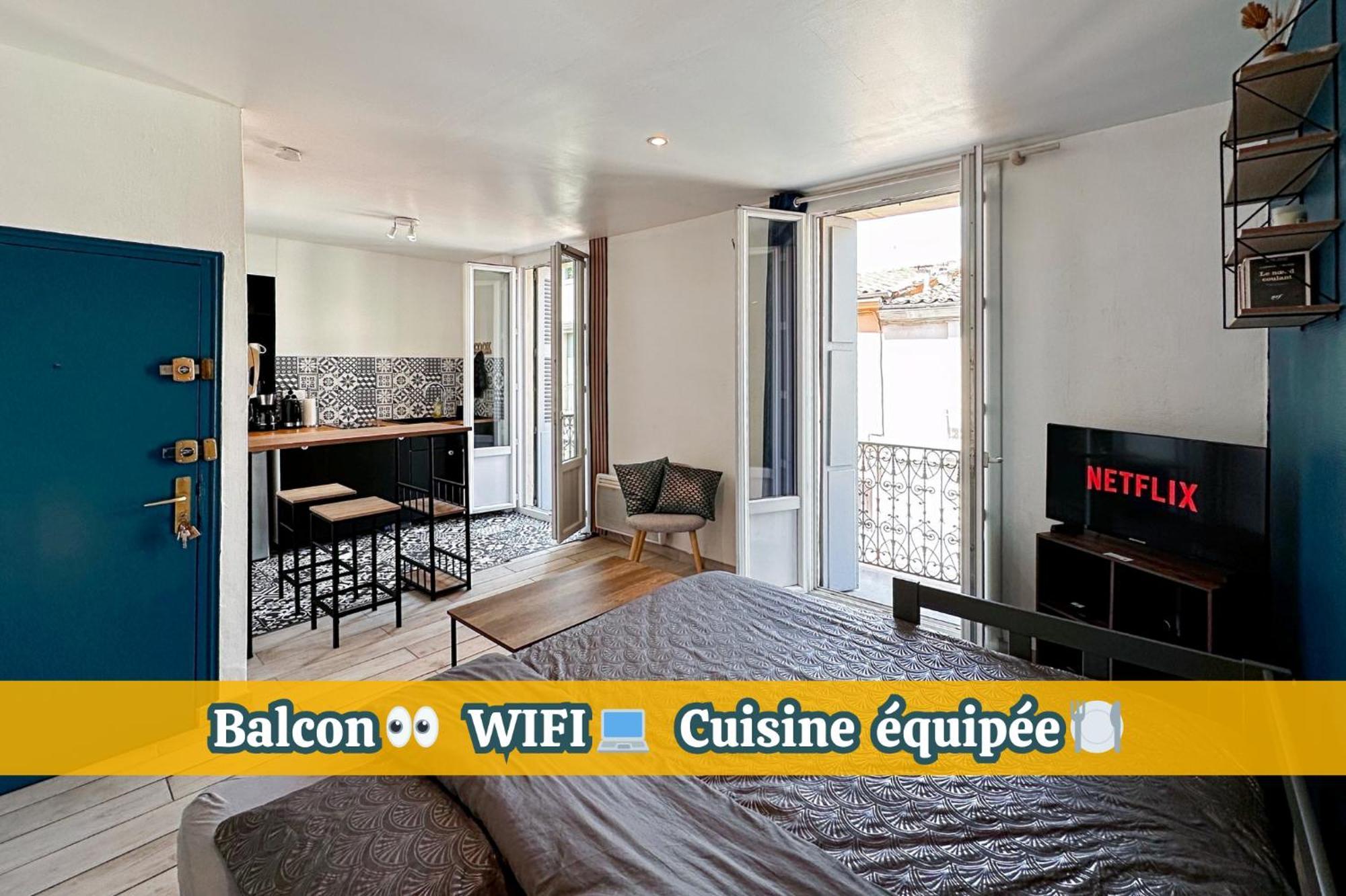 Entier Cosy Avec Balcon - Centre *